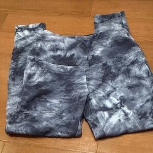 Rachel Zoe Blue Tie Dye Leggings